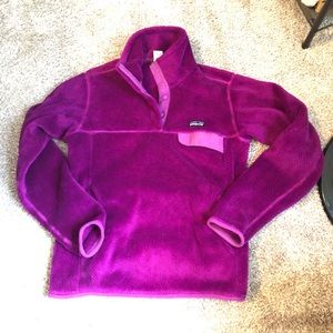 EUC Patagonia fleece snap pullover